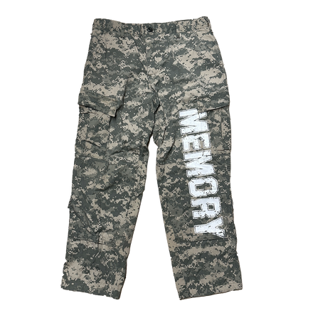 Upcycled Graduation Pants - Camo 33x29