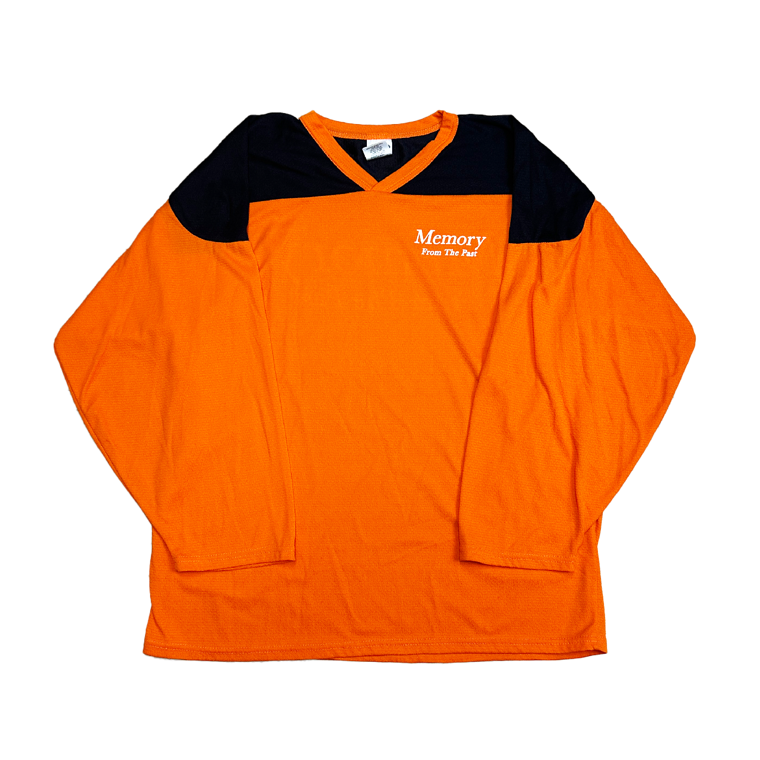 Upcycled Classic Orange Hockey Jersey