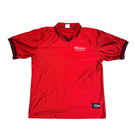 Upcycled Classic Red Soccer Jersey