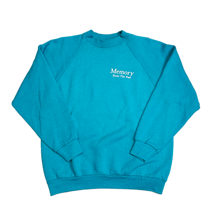 Upcycled Classic Teal Crew