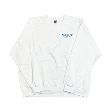 Upcycled Classic White Crew