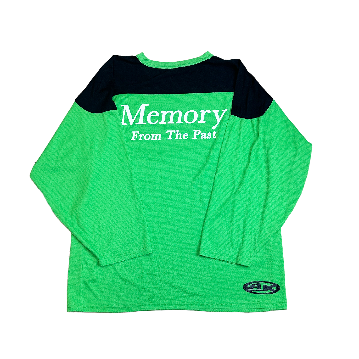 Upcycled Classic Lime Green Hockey Jersey