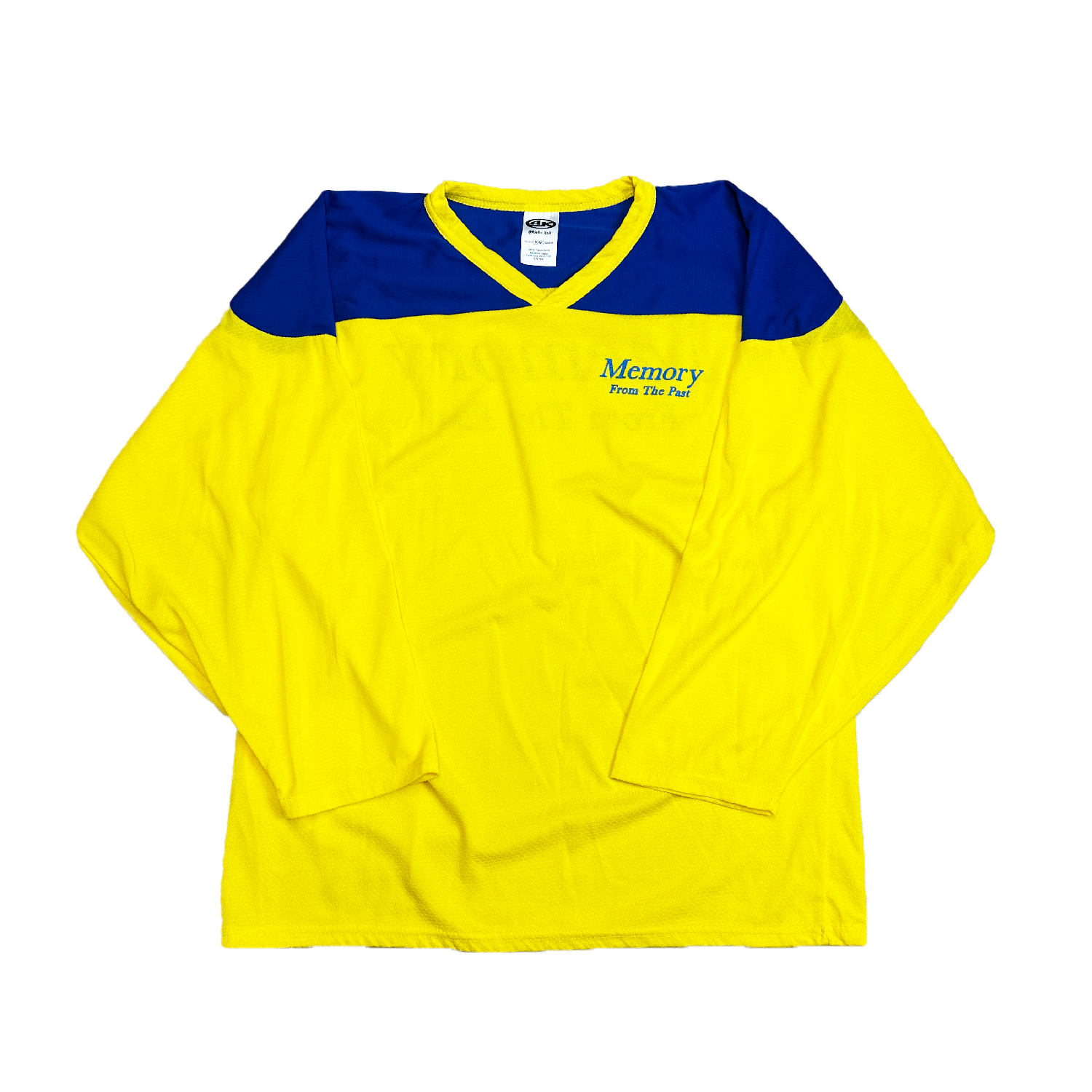 Upcycled Classic Yellow/Blue Hockey Jersey